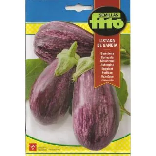 Compra BERENJENA LISTADA DE GANDIA (5 gr.). en la tienda online Fito Agrícola