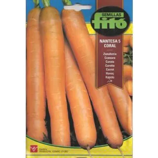 Compra ZANAHORIA NANTESA 5-CORAL (15 gr.). en la tienda online Fito Agrícola