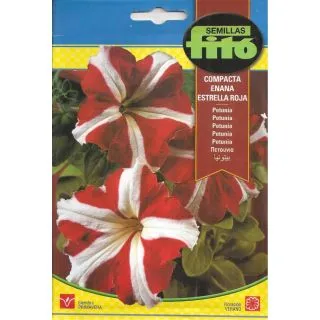 Compra PETUNIA COMPACTA ENANA ESTRELLA ROJA (0,6 gr.). en la tienda online Fito Agrícola