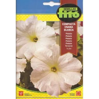Compra PETUNIA COMPACTA ENANA BLANCA (0,6 gr.). en la tienda online Fito Agrícola