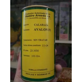 Compra CALABAZA AVALON F1 (100 gr.). en la tienda online Fito Agrícola