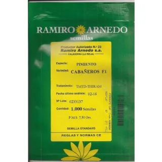 Compra PIMIENTO CABAÑEROS F1 (1000 Semillas) en la tienda online Fito Agrícola