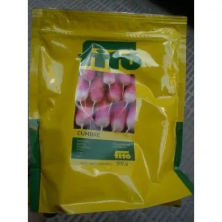 Compra RABANITO MEDIO LARGO ROJO PUNTA BLANCA CUMBRE (500 gr.). en la tienda online Fito Agrícola