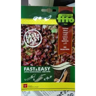 Compra LECHUGA RED SALAD BOLWN CINTAS SEMBRADORAS (5 Metros). en la tienda online Fito Agrícola