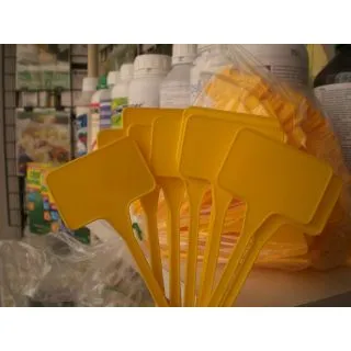 Compra ETIQUETAS AMARILLAS DE PINCHO 30 cm. (100 Unid.). en la tienda online Fito Agrícola