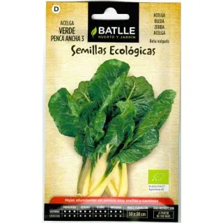 Compra ACELGA VERDE PENCA ANCHA 3 ECOLÓGICA (4 gr.). en la tienda online Fito Agrícola