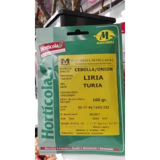 Compra CEBOLLA LIRIA - Sel. Túria (100 gr.). en la tienda online Fito Agrícola