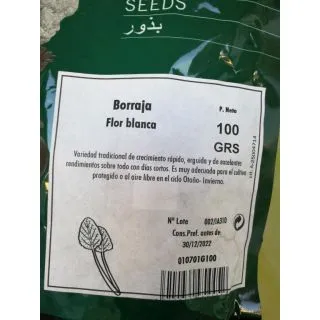 Compra BORRAJA FLOR BLANCA (100 gr.) en la tienda online Fito Agrícola