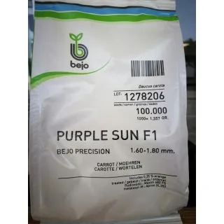 Compra ZANAHORIA PURPLE SUN F1 Precisión (100.000 Semillas Cal. 1.6 - 1.8 mm.) en la tienda online Fito Agrícola