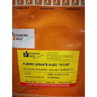 Compra PUERRO SWISS GIANT TATUM (10.000 Semillas) en la tienda online Fito Agrícola