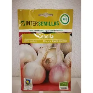 Compra CEBOLLA BLANCA TONDA MUSONA ECOLÓGICA (100 gr.). en la tienda online Fito Agrícola