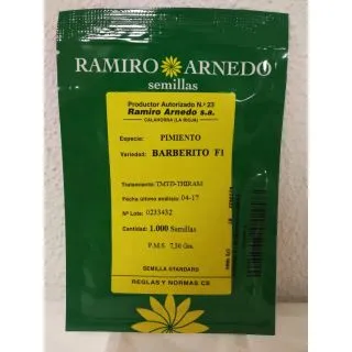 Compra PIMIENTO BARBERITO F1 (1.000 Semillas) en la tienda online Fito Agrícola