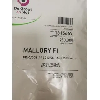 Compra CEBOLLA MALLORY F1 Precisión (250.000 Semillas) en la tienda online Fito Agrícola