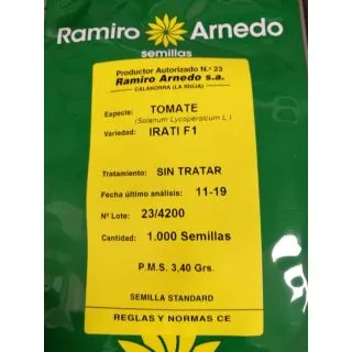 Compra TOMATE IRATI F-1 (1.000 Semillas). en la tienda online Fito Agrícola