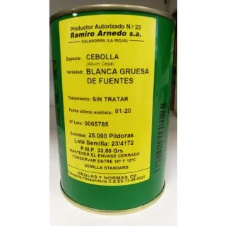 Compra CEBOLLA DULCE DE FUENTES Pildorada (25.000 Semillas) en la tienda online Fito Agrícola