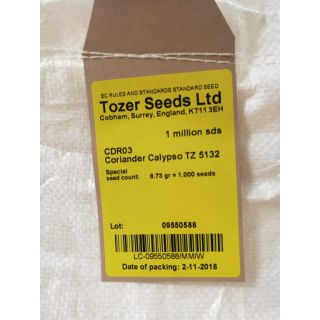 Compra CILANTRO CALYPSO Sin Tratar (1.000.000 Semillas) en la tienda online Fito Agrícola