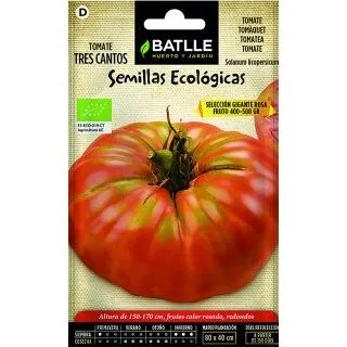 Compra TOMATE TRES CANTOS Sel. Gigante Rosa ECOLÓGICO (100 gr.). en la tienda online Fito Agrícola