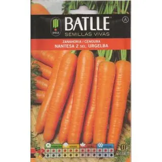 Compra ZANAHORIA NANTESA 2 Sel. Urgelba (100 gr.) en la tienda online Fito Agrícola