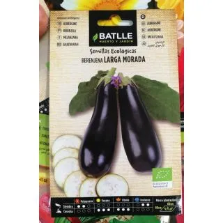 Compra BERENJENA LARGA MORADA ECOLÓGICA (0,18 gr.). en la tienda online Fito Agrícola