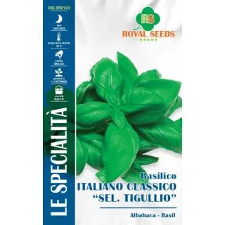 Compra ALBAHACA ITALIANA CLASICA Sel Tigullio (12 gr.). en la tienda online Fito Agrícola