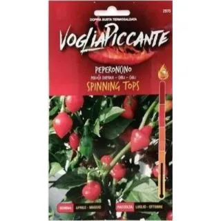 Compra PIMIENTO SPINNING TOPS (15 Semillas). en la tienda online Fito Agrícola