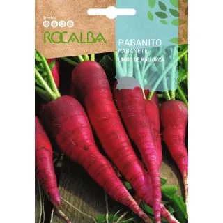 Compra RABANITO LARGO DE MALLORCA (100 gr.). en la tienda online Fito Agrícola