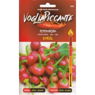 Compra PIMIENTO KORAL ROSSO (0,1 gr.). en la tienda online Fito Agrícola
