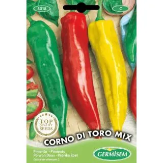 Compra PIMIENTO CUERNO DE TORO MIX (1 gr.). en la tienda online Fito Agrícola