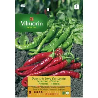 Compra PIMIENTO DULCE MUY LARGO DE LAS LANDAS (2 gr.). en la tienda online Fito Agrícola