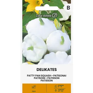 Compra CALABAZA PATTY PAN DELIKATES (1,5 gr. - Cerca de 16 Semillas). en la tienda online Fito Agrícola