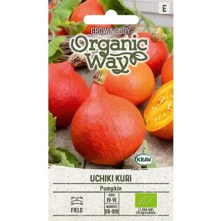 Compra CALABAZA UCHIKI KURI ECOLÓGICA (2 gr. - Cerca de 10 Semillas). en la tienda online Fito Agrícola