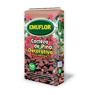 Compra CORTEZA DE PINO Decorativa Gruesa 20/40 mm. (Palé 48 sacos de 50 l.) en la tienda online Fito Agrícola