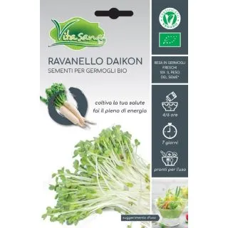 Compra RABANITO DAIKON MICROGREEN BIO (8 gr.) en la tienda online Fito Agrícola