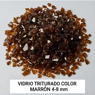 Compra VIDRIO TRITURADO COLOR MARRÓN 4-8 mm. (500 Kgr.). en la tienda online Fito Agrícola